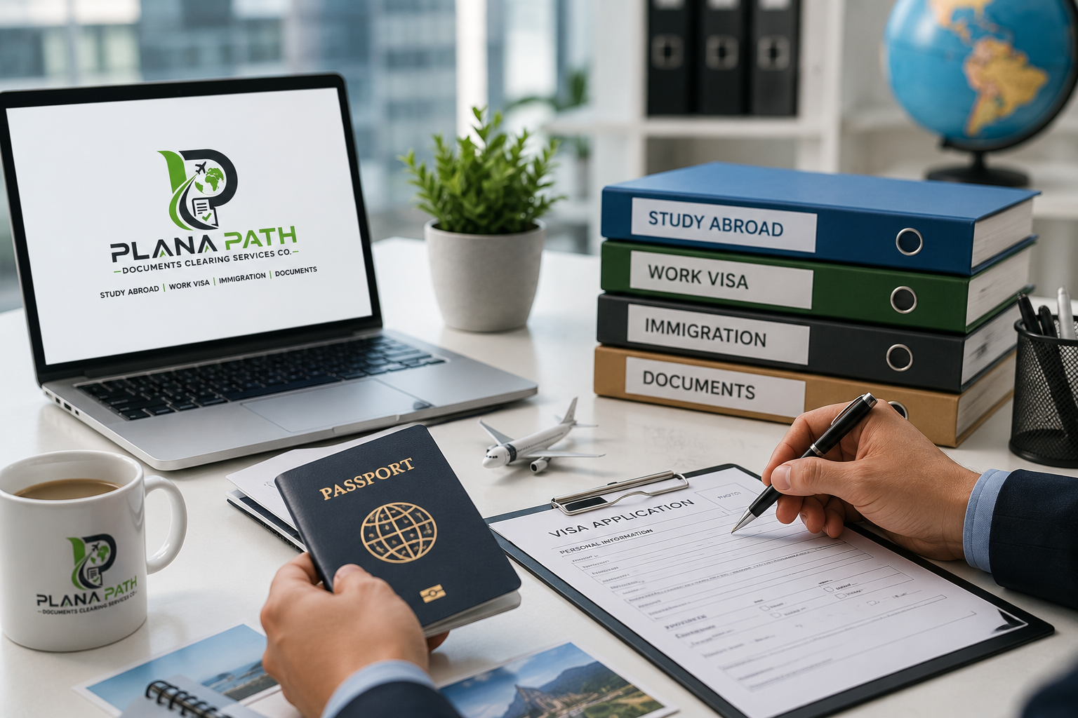 Documents processing desk